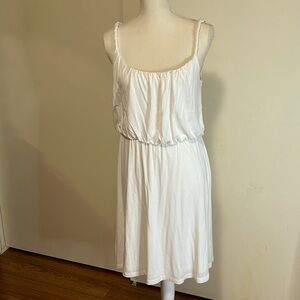 Loft Lined White Dress